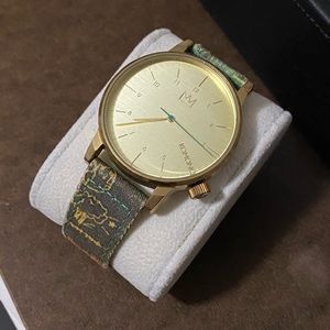 Komono watch with Jean-Michel Basquiat art band